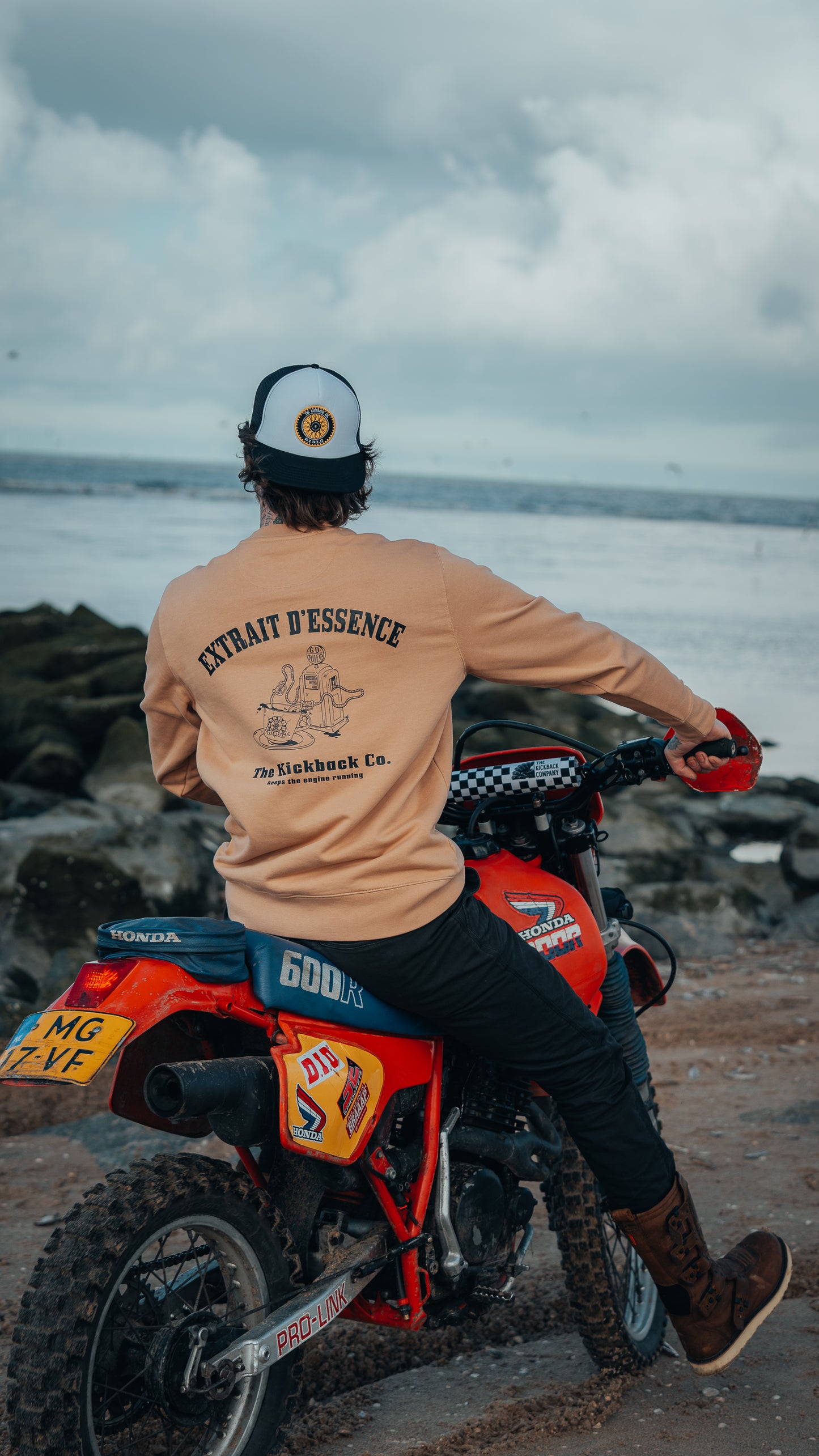 Gasoline Crewneck Desert Beige