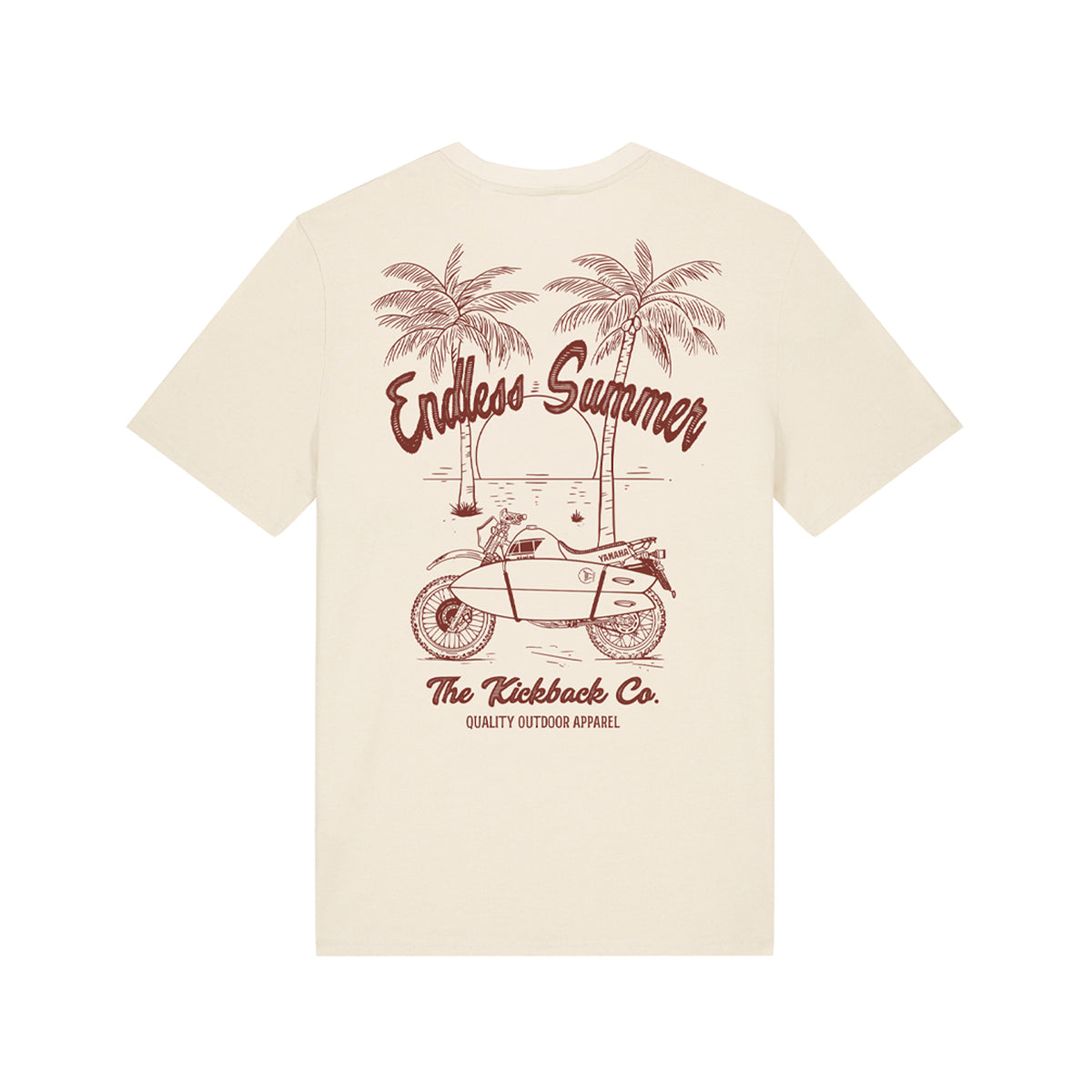 Tenere Surfboard Tee Creme