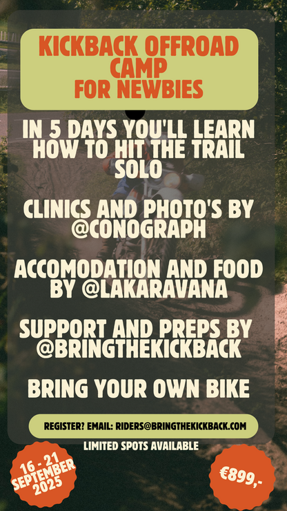 Ticket Off-road camp for newbies