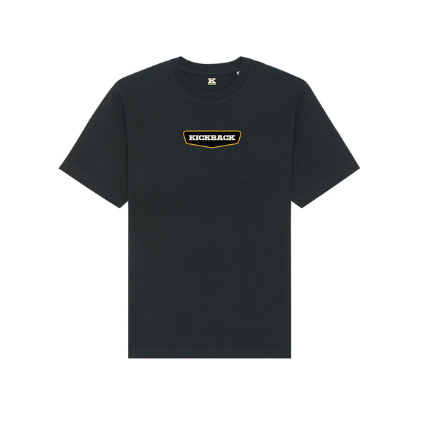 KB Chest Logo Short Sleeve T-shirt Black – KICKBACK