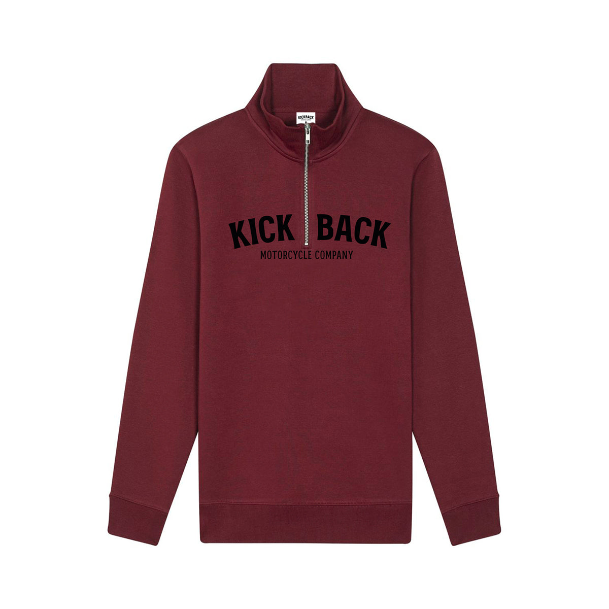 Classic Zip Sweat Burgundy