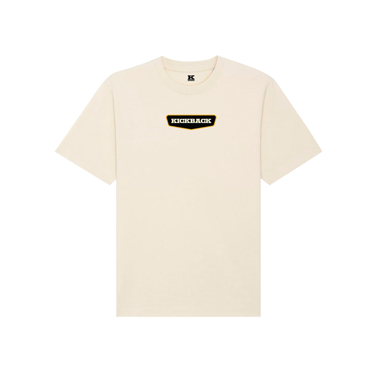 KB Chest Logo Short Sleeve T-shirt Natural Raw